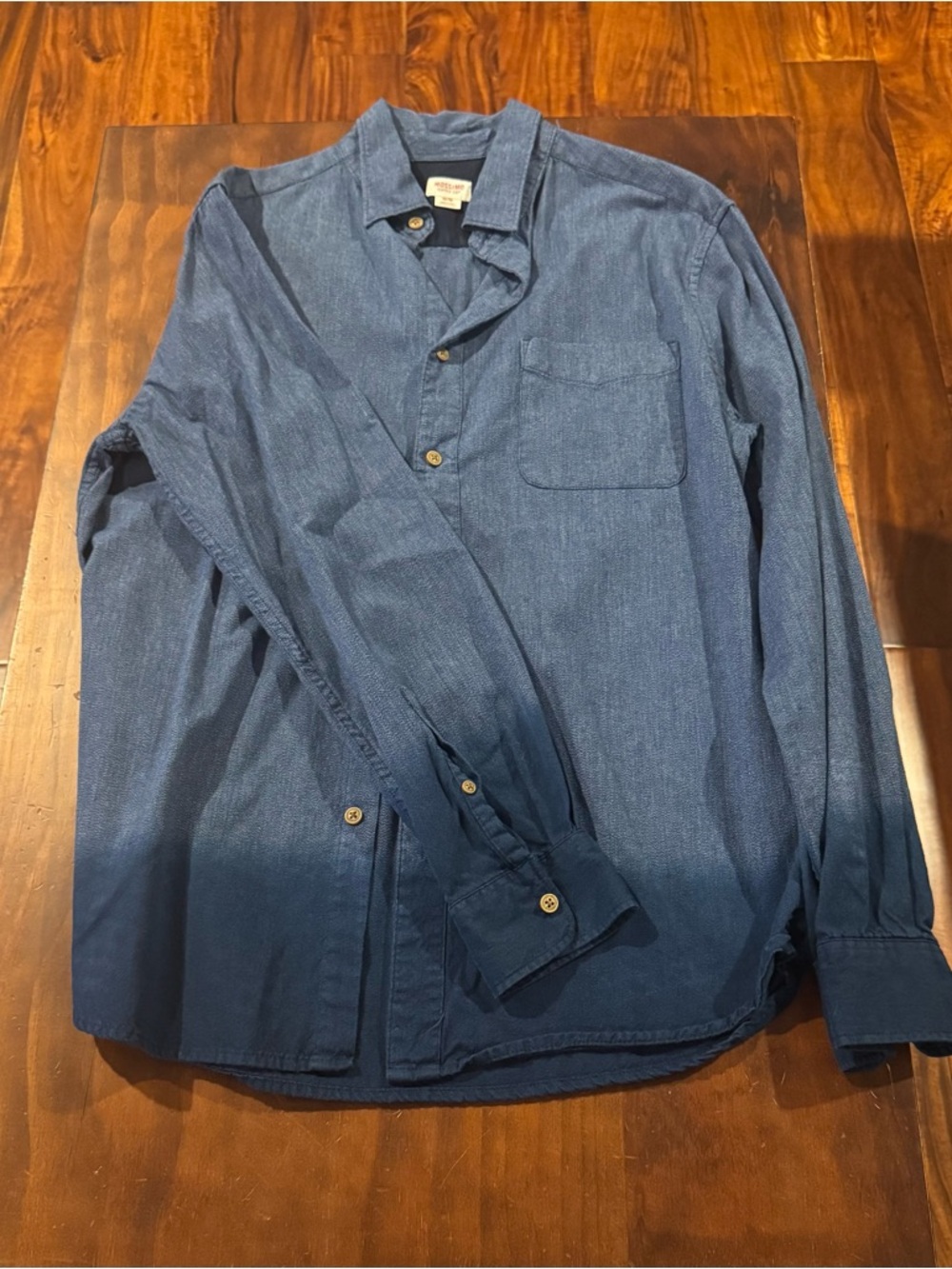 Mossimo Supply Co. Navy Button Down